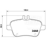 Тормозные колодки дисковые, комплект TRIALLI HI0 5E9L PF 4145 1439900949 - Изображение 2