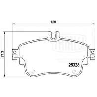 Тормозные колодки дисковые, комплект TRIALLI 1439900950 PF 4146 Z8J8 M - Изображение 2