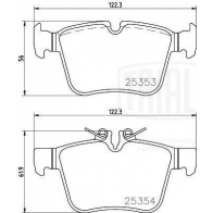 Тормозные колодки дисковые, комплект TRIALLI PF 4147 J974E 6 1439900951 - Изображение 2