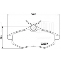 Тормозные колодки дисковые, комплект TRIALLI GY RKJG 1439900962 PF 4197 - Изображение 3