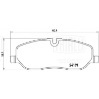Тормозные колодки дисковые, комплект TRIALLI J38 A5 1439900979 PF 4249 - Изображение 3