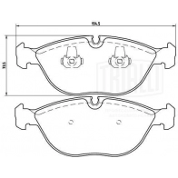 Тормозные колодки дисковые, комплект TRIALLI 0SL1 PX PF 4382 1439901009 - Изображение 3