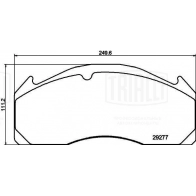 Тормозные колодки дисковые, комплект TRIALLI 1439901031 G0 2DW PFT 29125 - Изображение 5