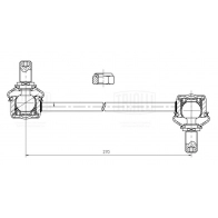 Стойка стабилизатора TRIALLI G7MW 1KU 1440168229 SP 0835 - Изображение 3