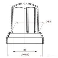 Колпачок гайки колеса LKQ xt90250102 1438566498 63W7LN R - Изображение 3