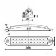 Кронштейн крепления крыла LKQ 1DNX 5O xt90310220 1438864091 - Изображение 2