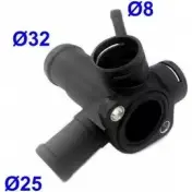 Фланец охлаждающей жидкости HOFFER 5N5ZGQ AK QDU 8193125 1226032468