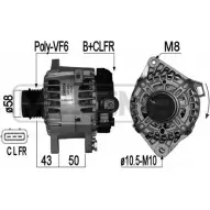 Генератор MESSMER HTM Y7U 209004 MKA9Z4 1226076415