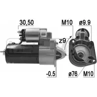 Стартер MESSMER 220962 1226124833 8EVP2 RU7 XZ6