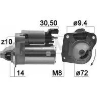 Стартер MESSMER 1226124877 EEBTCYP 8N TPGB 220970