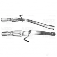 Выхлопная труба глушителя NAP CARPARTS WOF 3EKT cac10508 1437613001