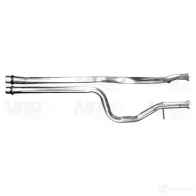 Выхлопная труба глушителя NAP CARPARTS 1437612772 cac10459 7T5E PPG