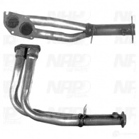 Выхлопная труба глушителя NAP CARPARTS 8SOE9Q J 1437612459 caf10277
