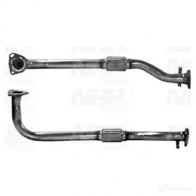 Выхлопная труба глушителя NAP CARPARTS caf10233 1437612352 BV QVOZR