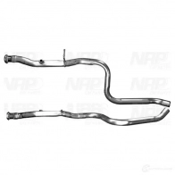 Выхлопная труба глушителя NAP CARPARTS S2 UHXD 1437609800 cac10504