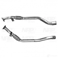 Выхлопная труба глушителя NAP CARPARTS 4 DNLWS 1437606535 cac10404