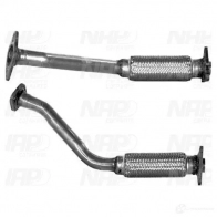 Выхлопная труба глушителя NAP CARPARTS caf10287 1437612944 2H49 AG