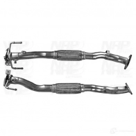 Выхлопная труба глушителя NAP CARPARTS 1437607704 caf10476 RAWFM IU