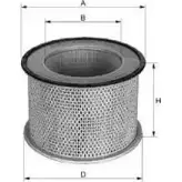 Воздушный фильтр UNIFLUX FILTERS K7 ZFQ43 XA1443 RZRND 1227162307