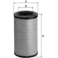 Воздушный фильтр UNIFLUX FILTERS J3C NCC 1227165589 SS753 XA1669