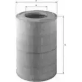 Воздушный фильтр UNIFLUX FILTERS L 8XX2QS 81QWN 1227167235 XA2243