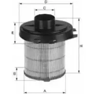 Воздушный фильтр UNIFLUX FILTERS 1227167733 RZ2LXNF 1 S486 XA252