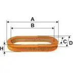 Воздушный фильтр UNIFLUX FILTERS XA281 AXXGDTX 1227167931 U LT8K