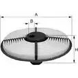 Воздушный фильтр UNIFLUX FILTERS C3IFR8P XA299 J VRBJ9 1227168269
