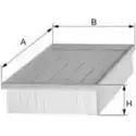 Воздушный фильтр UNIFLUX FILTERS XA312 S1NBF KD K9Q 1227168729