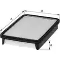 Воздушный фильтр UNIFLUX FILTERS 1227171685 E9MJ0 8D 5CC XA495