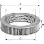 Воздушный фильтр UNIFLUX FILTERS T53UR YS XA918 1227176681 E6J0YQ