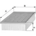 Воздушный фильтр UNIFLUX FILTERS CBFDJ8 4T TPD7 1227177179 XA98