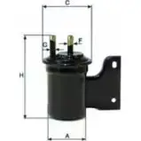 Топливный фильтр UNIFLUX FILTERS XB233 H 2WDW 1227178705 VIOL396