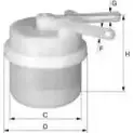 Топливный фильтр UNIFLUX FILTERS 67A 2PW0 1227179101 GQ6NB XB294