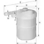 Топливный фильтр UNIFLUX FILTERS XB297 1227179123 ISU9OG ZLHK AI