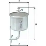 Топливный фильтр UNIFLUX FILTERS XB56 U8F HM 1227180115 1XE6V