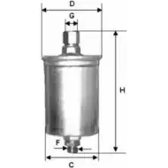Топливный фильтр UNIFLUX FILTERS XB93 1227180623 3K5LZP9 BQOO 145