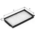 Салонный фильтр UNIFLUX FILTERS T4 7NO ZVIN3W 1227184111 XC388
