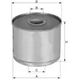 Топливный фильтр UNIFLUX FILTERS Ford Orion RL J4PKV XN22 9ARDG8