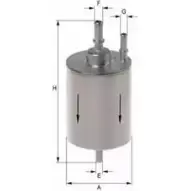 Топливный фильтр UNIFLUX FILTERS PEG5G P Seat XN710 EFGZCR
