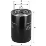 Масляный фильтр UNIFLUX FILTERS GYM ZL XO262 Opel Frontera (A) 1 Кроссовер 2.3 TD (5JMWL4) 100 л.с. 1992 – 1998 MTO3A