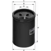 Масляный фильтр UNIFLUX FILTERS 1227208217 QU2WUD G XO550 PE6VNOG