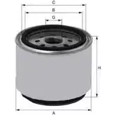 Топливный фильтр UNIFLUX FILTERS Renault Megane 1 (BA, JA, EA, DA, LA) 1995 – 2002 C 11MXY9 ZS20H XP170