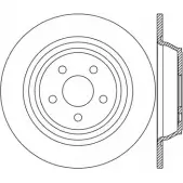 Тормозной диск OPEN PARTS 1227544523 QG6KEO BDR2 789.10 BDA2789.10