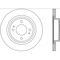 Тормозной диск OPEN PARTS BDA2795.20 1227544535 297OUQ7 WZT9JT 6