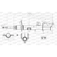 Амортизатор OPEN PARTS SAB8034.32 2LTJT K 64E0L 1227638517