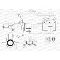 Амортизатор OPEN PARTS DA15QU Y4S K5 1227640347 SAB8068.31