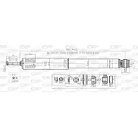 Амортизатор OPEN PARTS SAB9DM 1227642105 SAB8108.32 B3UZ0 OU