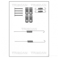 Ремкомплект тормозных накладок TRISCAN Mitsubishi L200 4 (KB4T) Пикап 2.5 DI D (KA4T) 128 л.с. 2010 – 2015 5710476066169 8105422589 ZSL VHST