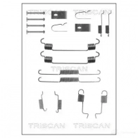 Ремкомплект тормозных накладок TRISCAN 8LCCN G2 Mazda MX-3 (EC) 1 Купе 1.8 i V6 133 л.с. 1992 – 1994 8105502555 5709147546062